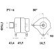 Mahle MG 1068 Alternatör 14V 150A (Letrika IA9504 / 11.209.671) – Overrunning Kasnaklı, Çok Fonksiyonlu Regülatör