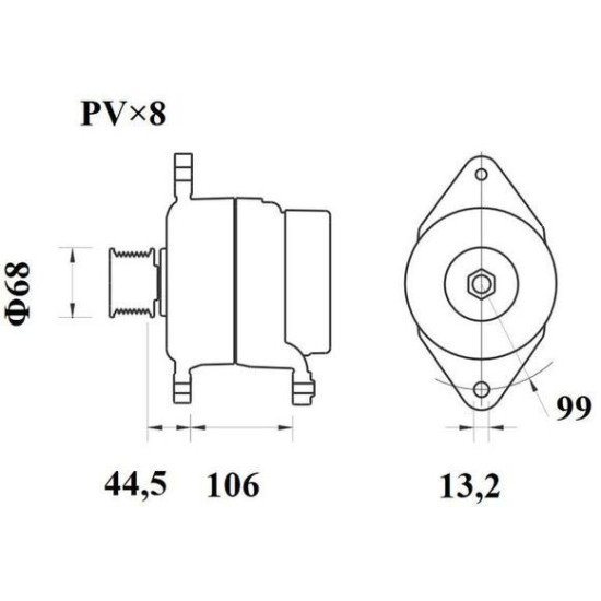 IA9469 ALT24V110A VOLVO OTOBÜS ALT2551A 0124655333