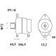 Mahle MG 951 Alternatör 28V 150A (Letrika IA9491 / 11.209.462) – Çok Fonksiyonlu Regülatör