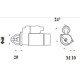 Mahle MS 1073 Marş Motoru 12V 1,7 kW 10 Diş (Letrika IS9531 / 11.139.233)