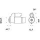 Mahle MS 140 Marş Motoru 12V 2,0 kW 9 Diş (Letrika IS1149 / 11.131.527)