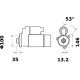 Mahle MS 286 Marş Motoru 24V 5,5 kW (Letrika IS1081 / 11.131.214) – Redüksiyonlu, Burunsuz Tip