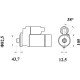 Mahle MS 432 Marş Motoru 12V 2 kW 9 Diş (Letrika IS1150 / AZE2663)