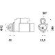 Mahle MS 473 Marş Motoru 24V 6,2 kW (Letrika IS9142 / Mercedes-Benz 11.139.183) – Actros, 11 Diş