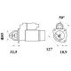 Mahle MS 717 Marş Motoru 24V 4,5 kW 10 Diş (Letrika IS1292 / 11.132.370)