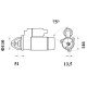 Mahle MS 768 Marş Motoru 24V 4,0 kW 11 Diş (IS9463 / AZF4406)