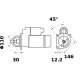 Mahle MS 79 Marş Motoru 12V 4,2 kW 9 Diş (Letrika IS1262 / AZF4155)