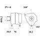 Mahle MG 776 Alternatör 14V 170A - JCB Uyumlu (Letrika IA1601 / 11.204.969)