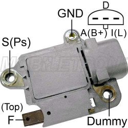 Mobiletron VR-F817 Alternatör Regülatörü FORD/LINCOLN/CONTINENTAL