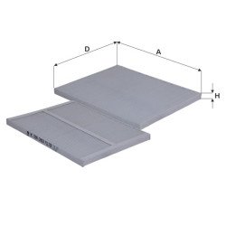 Fil Filter HC 7006 Kabin Hava Filtresi | GENERAL MOTORS / OPEL Referanslı