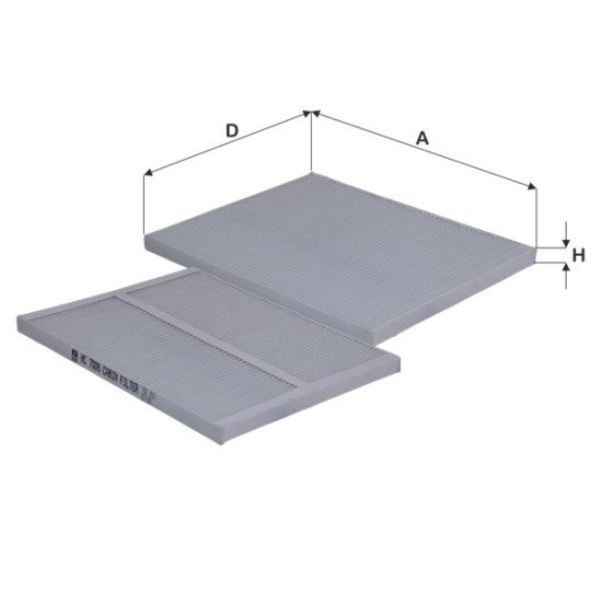 Fil Filter HC 7006 Kabin Hava Filtresi | GENERAL MOTORS / OPEL Referanslı