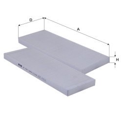 Fil Filter HC 7007 Kabin Hava Filtresi | GENERAL MOTORS / OPEL Referanslı