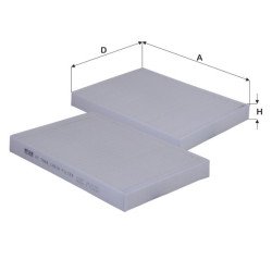 Fil Filter HC 7008 Kabin Hava Filtresi | OPEL / GENERAL MOTORS Referanslı