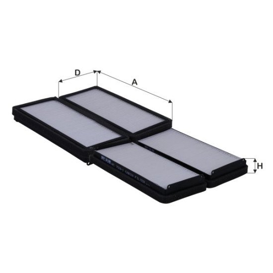 Fil Filter HC 7028-2 Kabin Hava Filtresi | MERCEDES-BENZ Referanslı