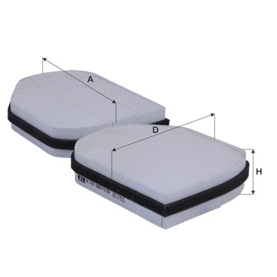 Fil Filter HC 7037 Kabin Hava Filtresi | MERCEDES-BENZ / CHRYSLER Referanslı