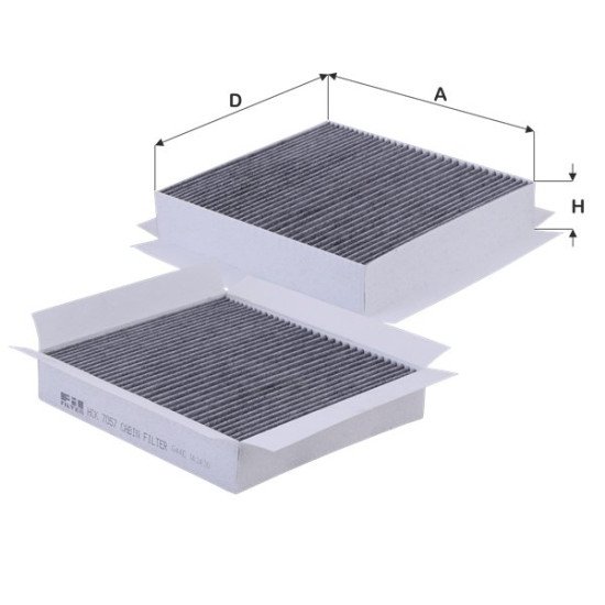 Fil Filter HCK 7057 Kabin Hava Filtresi | MERCEDES-BENZ Referanslı