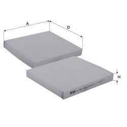 Fil Filter HC 7067 Kabin Hava Filtresi | VAG Referanslı