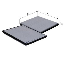 Fil Filter HC 7078 Kabin Hava Filtresi | NISSAN / FORD Referanslı