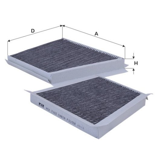 Fil Filter HCK 7102 Kabin Hava Filtresi | MERCEDES-BENZ / CLAAS Referanslı