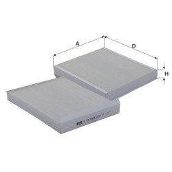Fil Filter HC 7105 Kabin Hava Filtresi | VAUXHALL / GENERAL MOTORS Referanslı