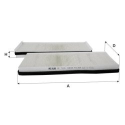 Fil Filter HC 7116 Kabin Hava Filtresi | JCB / RENAULT Referanslı