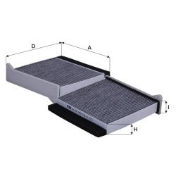 Fil Filter HCK 7155 Kabin Hava Filtresi | MITSUBISHI / TEMSA Referanslı