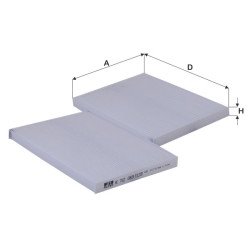 Fil Filter HC 7162 Kabin Hava Filtresi | NISSAN / NOYPA Referanslı