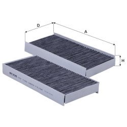 Fil Filter HCK 7165 Kabin Hava Filtresi | CITROËN / PEUGEOT Referanslı