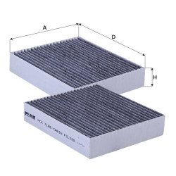 Fil Filter HCK 7188 Kabin Hava Filtresi | SMART / TEMSA Referanslı