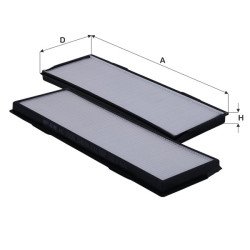 Fil Filter HC 7205 Kabin Hava Filtresi | SCANIA / RENAULT TRUCKS (OKELIA) Referanslı