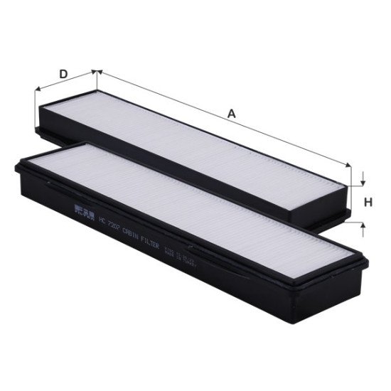 Fil Filter HC 7207 Kabin Hava Filtresi | VOLVO (TRUCKS/VCE/VME/PENTA) / JCB Referanslı