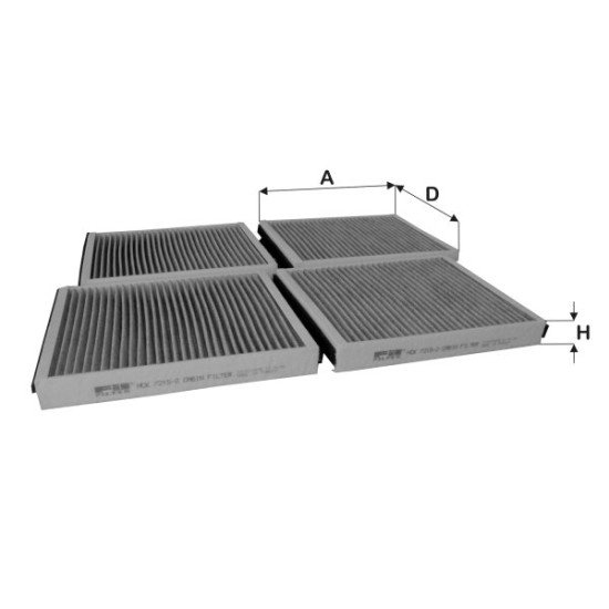 Fil Filter HCK 7215-2 Kabin Hava Filtresi | BMW Referanslı