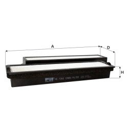 Fil Filter HC 7263 Kabin Hava Filtresi | CNH / NEW HOLLAND Referanslı