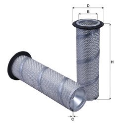 Fil Filter HP 496 Hava Filtresi | FIATALLIS / ALLIS-CHALMERS Referanslı