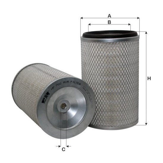 Fil Filter HP 702 Hava Filtresi | JOHN DEERE / AC Referanslı Fil Filter HP 702 Hava Filtresi | JOHN DEERE / AC Referanslı