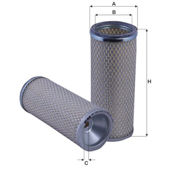 Fil Filter HP 703 Hava Filtresi | JOHN DEERE / WHITE Referanslı