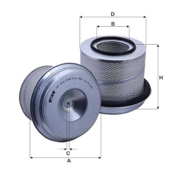 Fil Filter HP 903 Hava Filtresi | MERCEDES-BENZ / FORD Referanslı