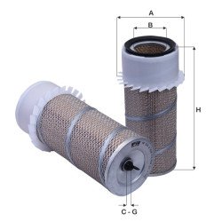 Fil Filter HP 976 K Hava Filtresi | MASSEY FERGUSON / CATERPILLAR Referanslı