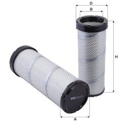 Fil Filter HP 2519 Hava Filtresi | KOMATSU / JOHN DEERE Referanslı