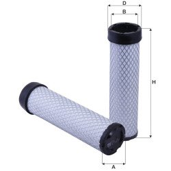 Fil Filter HP 2587 Hava Filtresi | KOMATSU / KUBOTA Referanslı