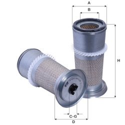 Fil Filter HP 4544 K Hava Filtresi | SAME / AGCO Referanslı