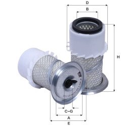 Fil Filter HP 4633 K Hava Filtresi | THWAITES / BENFORD Referanslı