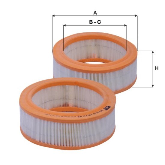 Fil Filter HPU 4118 Hava Filtresi | FORD / GENERAL MOTORS Referanslı