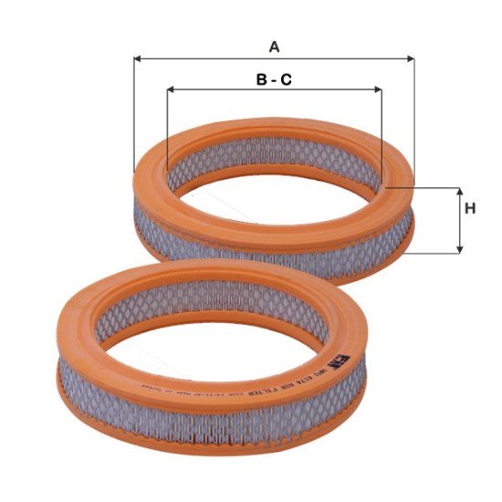 Fil Filter HPU 4174 Hava Filtresi | OPAR (TOFAS) / FIAT Referanslı Fil Filter HPU 4174 Hava Filtresi | OPAR (TOFAS) / FIAT Referanslı