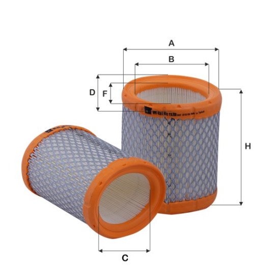 Fil Filter HPU 4311 Hava Filtresi | CITROËN / PEUGEOT Referanslı