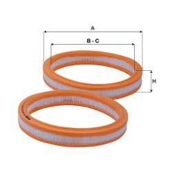 Fil Filter HPU 4322 Hava Filtresi | FORD / CITROËN Referanslı