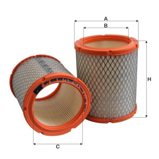 Fil Filter HPU 4345 Hava Filtresi | PEUGEOT / CITROËN Referanslı