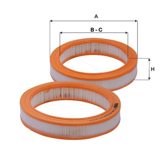 Fil Filter HPU 4369 Hava Filtresi | FORD / GENERAL MOTORS Referanslı