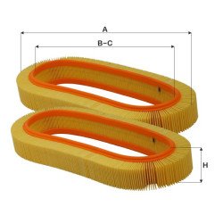 Fil Filter HPU 4377 Hava Filtresi | FORD / MERCEDES-BENZ Referanslı