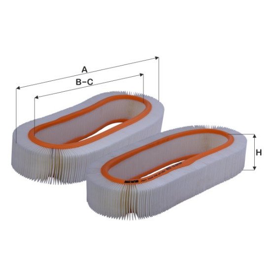 Fil Filter HPU 4379 Hava Filtresi | MERCEDES-BENZ / FORD Referanslı